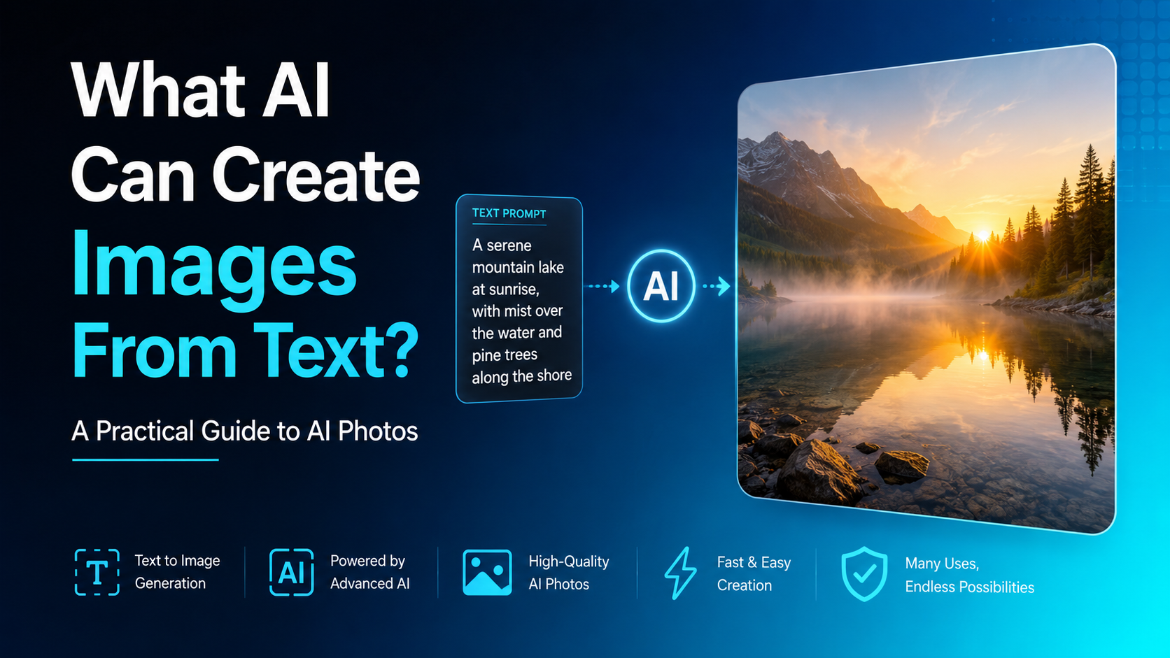 What AI Can Create Images From Text? A Practical Guide to AI Photos